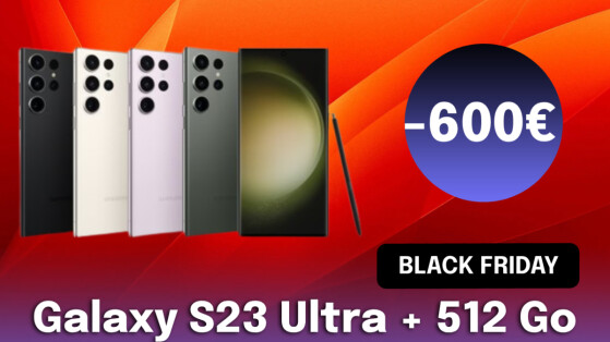 Ne manquez pas cette promotion du Black Friday : 600€ de réduction sur le Samsung Galaxy S23 Ultra !