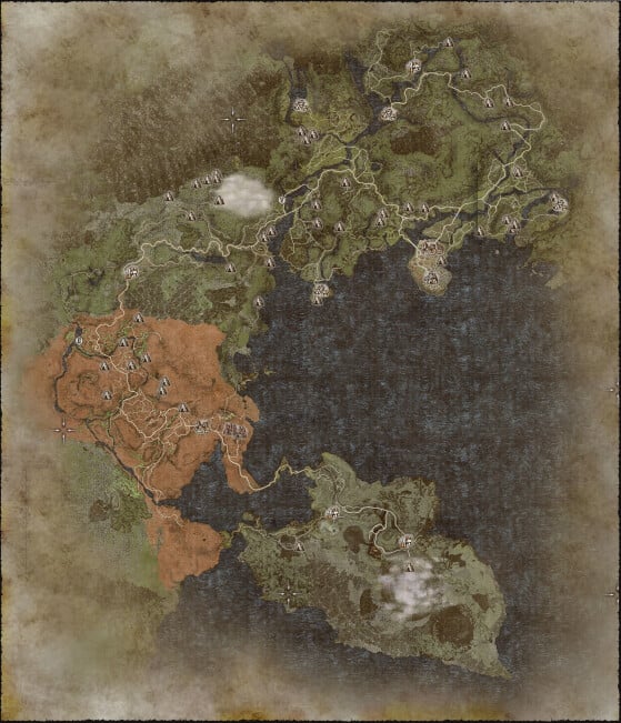 Carte du monde de Dragon's Dogma 2 - Dragon's Dogma 2