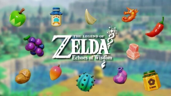 Ingrédient Zelda Echoes of Wisdom : Liste de tous les ingrédients et où les trouver