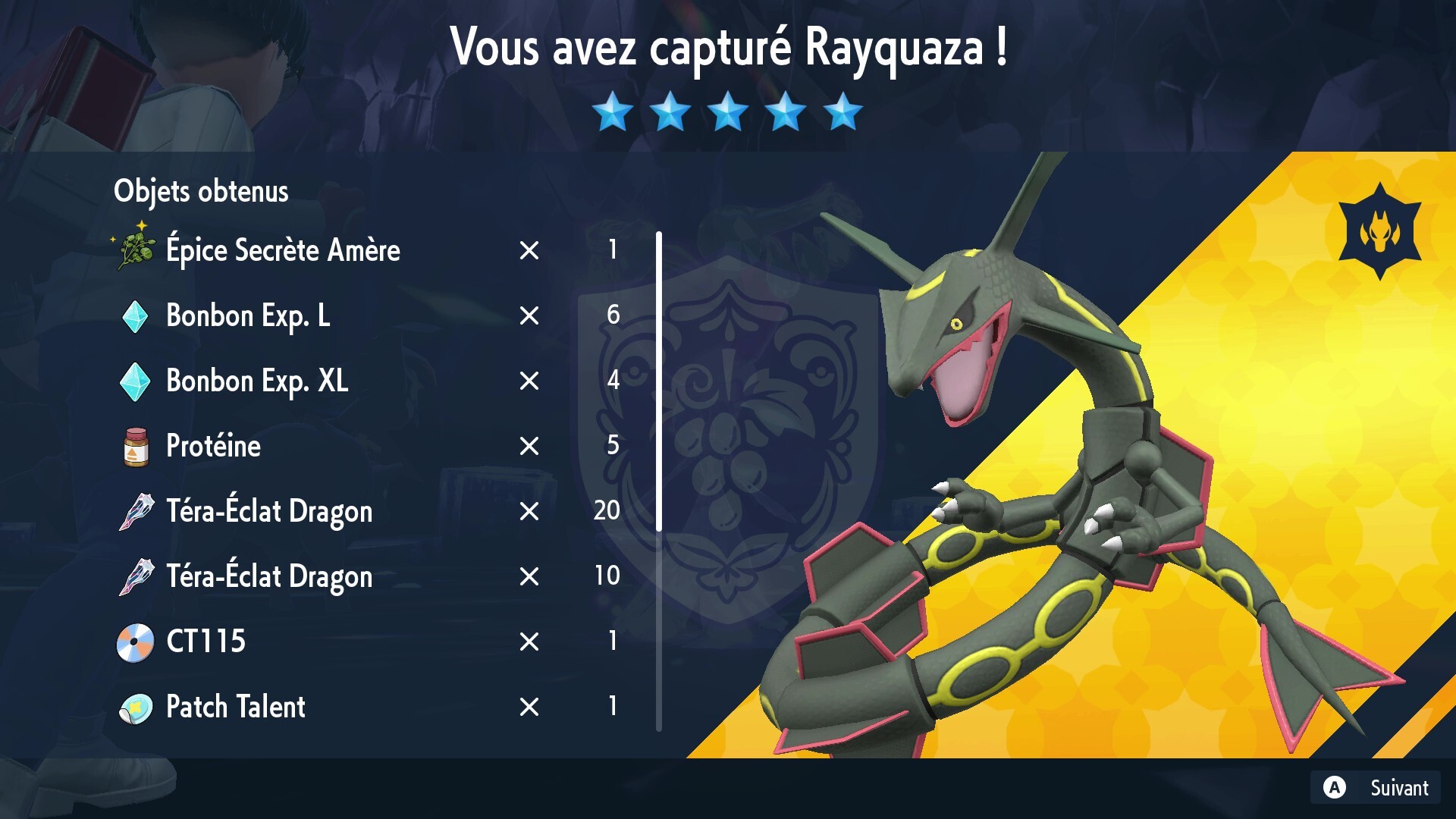 Rayquaza shiny Pokémon Écarlate et Violet Comment le battre et le capturer facilement dans les