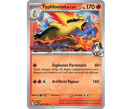 Typhlosion de Luth - Pokémon Écarlate et Violet