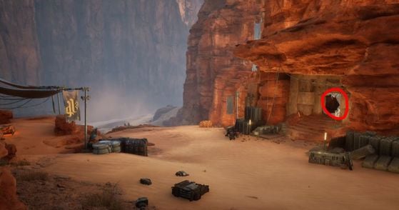 L'entrée de la Caverne - Dune Awakening