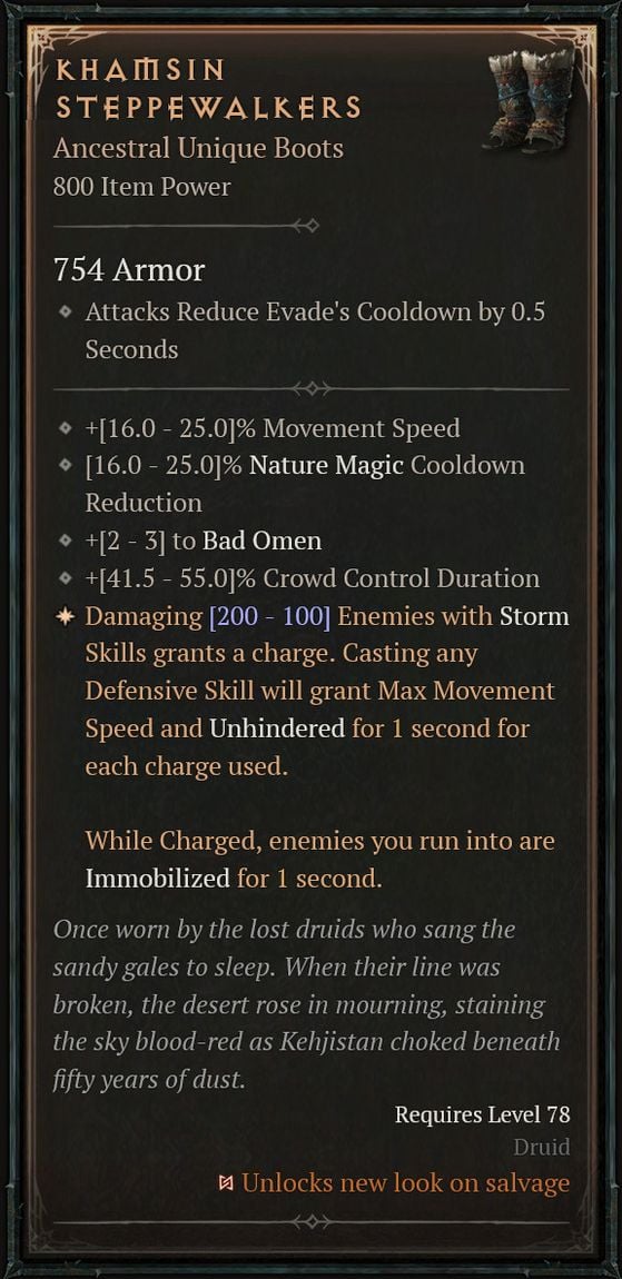 Khamsin Steppewalkers - Diablo IV