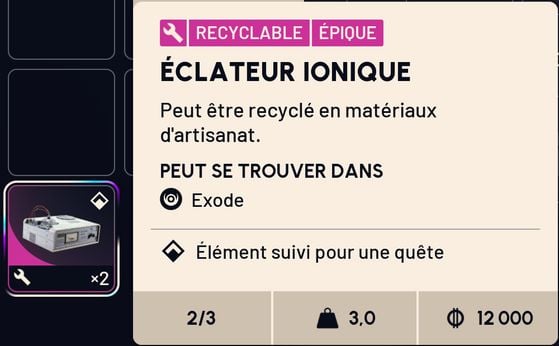 Éclateur ionique - Arc Raiders - Arc Raiders