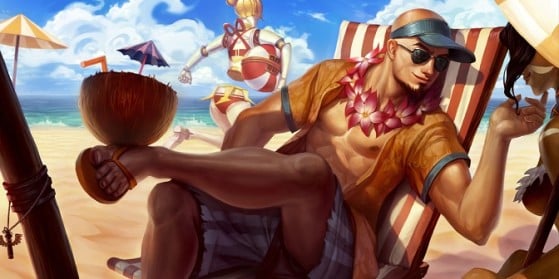 Lee Sin Pool party, Preview skin