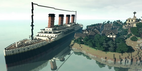 Minecraft Titanic la carte