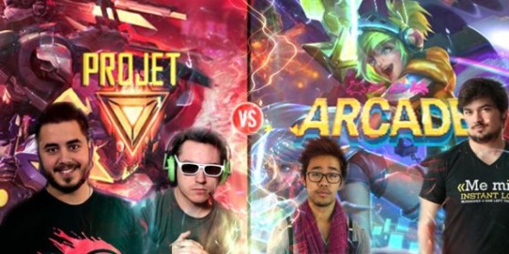 Arcade vs PROJET, le duel des streamers