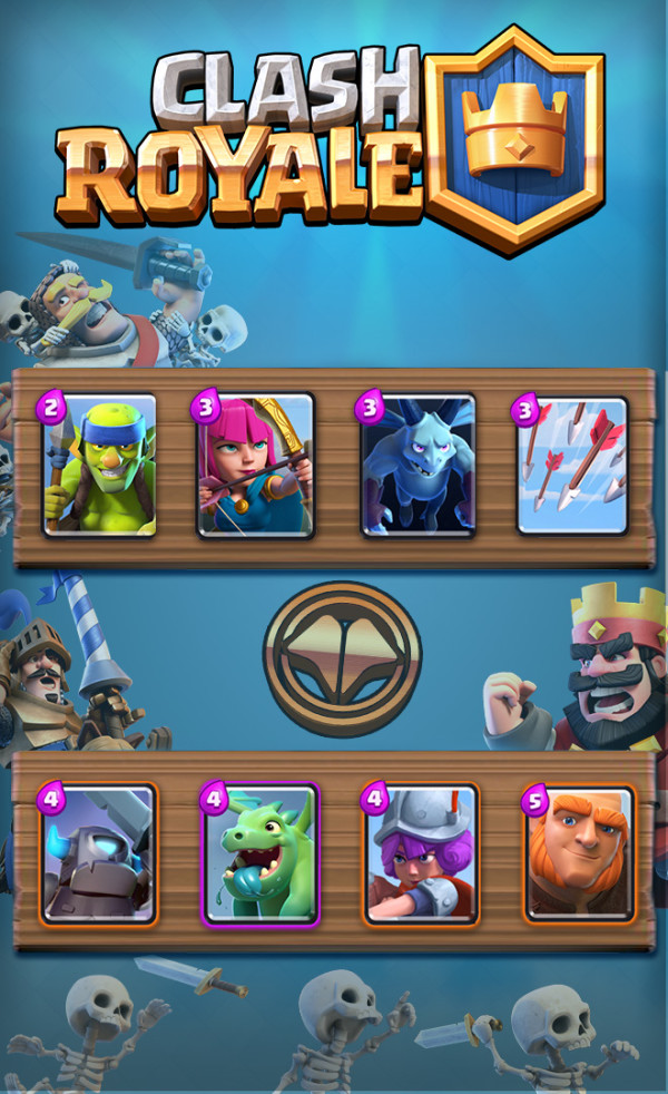 Deck Controle Bebe Dragon Clash Royale Millenium