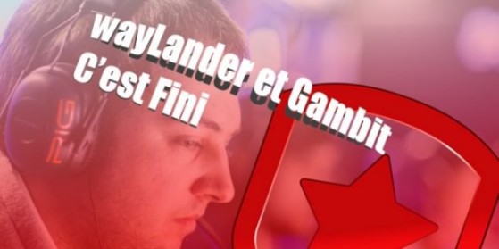 wayLander quitte Gambit Gaming