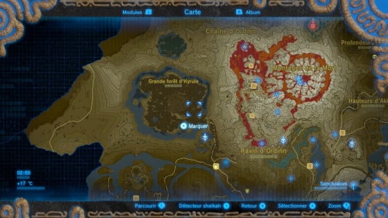 Campbellslifelongblog Zelda Breath Of The Wild Carte Des Korogu