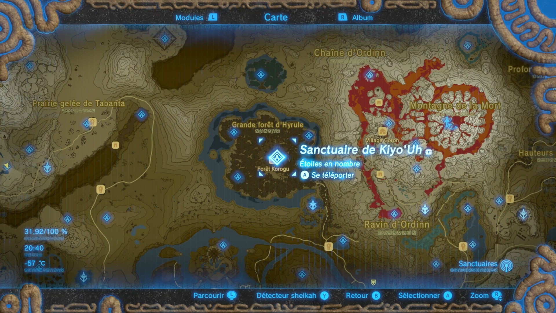 Zelda Breath Of The Wild Kiyo Uh Zelda Breath of the Wild : Sanctuaire Kiyo'Uh - Millenium