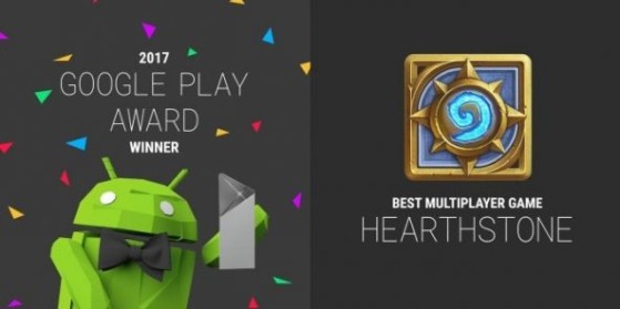Hearthstone, trophée Google Play 2017