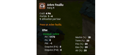 Arbre Feuillu - Dofus