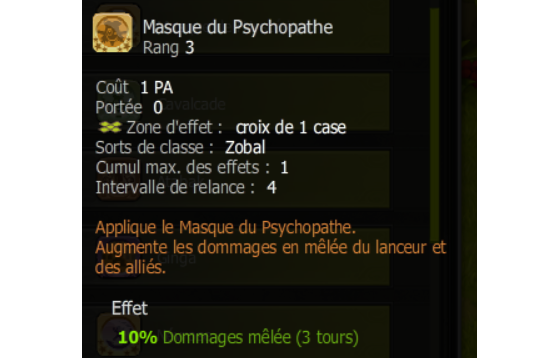 Masque du Psychopathe - Dofus