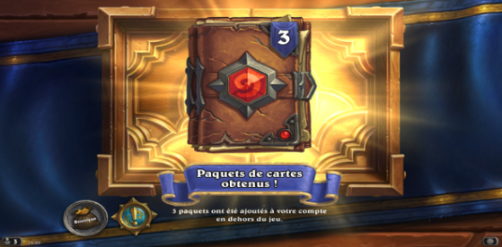 Hearthstone, 3 boosters gratuits