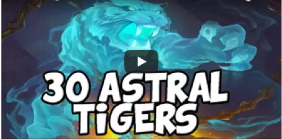 Hearthstone, 30 Tigres astral en une game