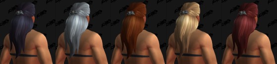Les différentes couleurs de cheveux disponibles - World of Warcraft