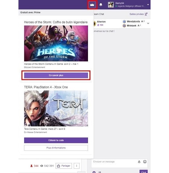 Récupérez votre coffre légendaire sur Twitch - Heroes of the Storm