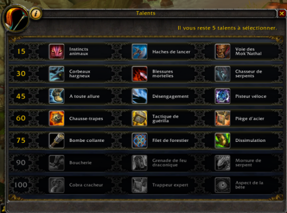 Talents Légion - World of Warcraft