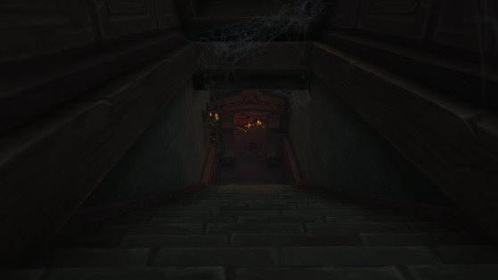 Le premier escalier menant à la cave - World of Warcraft