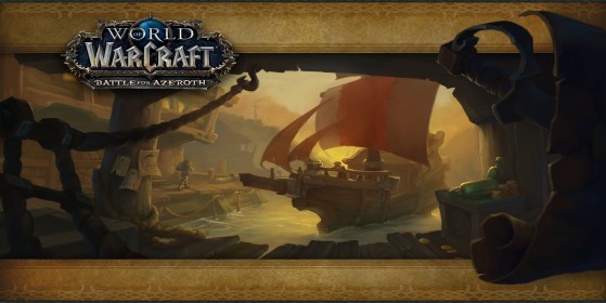 Ecran de chargement de Port-Liberté - World of Warcraft