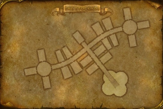 Carte de la Prison de Hurlevent - World of Warcraft