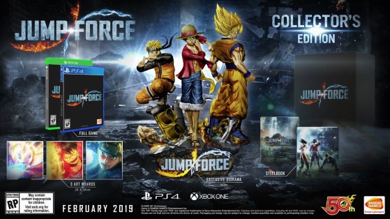 Le contenu de l'édition collector de Jump Force - Millenium