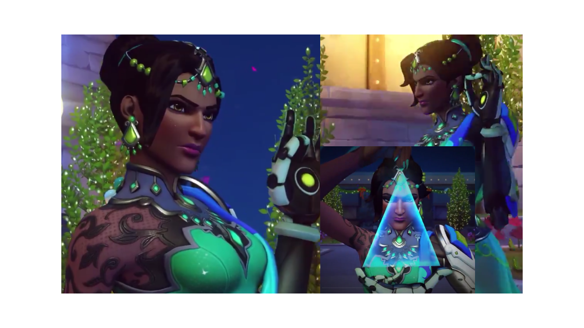 《鬥陣特攻》冬季仙境 2018：Noel Symmetra 造型，滑冰者