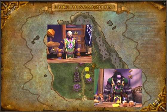 Professeur Thaddeus Paleo et Stamp Corne-Tonnerre - World of Warcraft