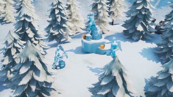 Fortnite : danser entre trois sculptures de glace, défi semaine 8