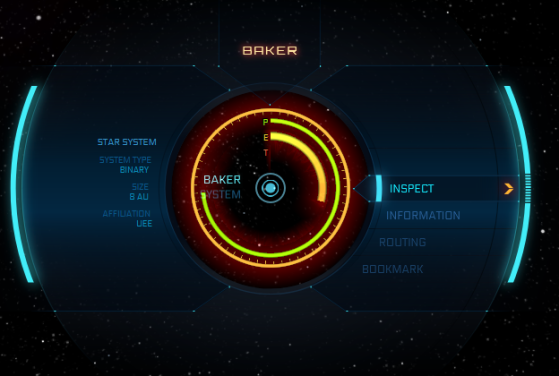 Disque de Contrôle du système Baker - Star Citizen