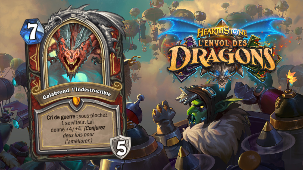 Hearthstone Envol des Dragons nouveau h ros l gendaire guerrier