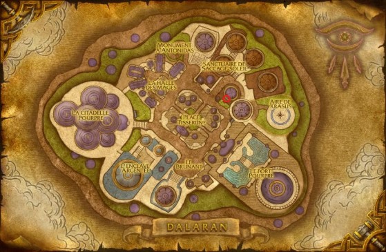 Localisation de La Ménagerie Magique - World of Warcraft