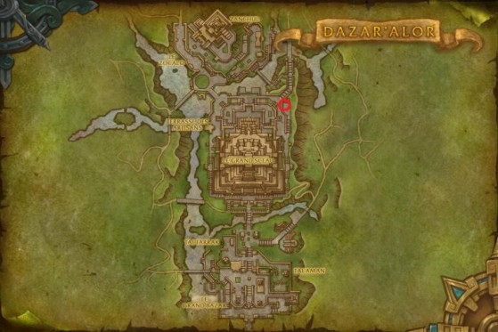 Localisation de Radek Fonverrou - World of Warcraft