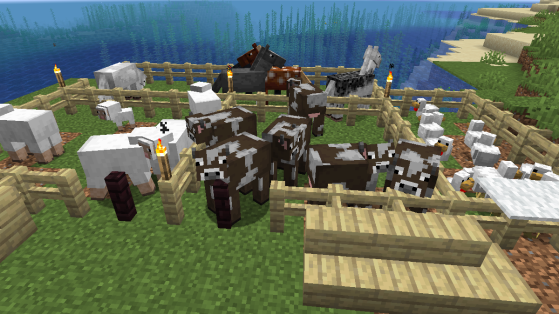 Minecraft Élevage : chien, cheval, chat, cochon, vache, poule...  on vous dit tout sur l'élevage
