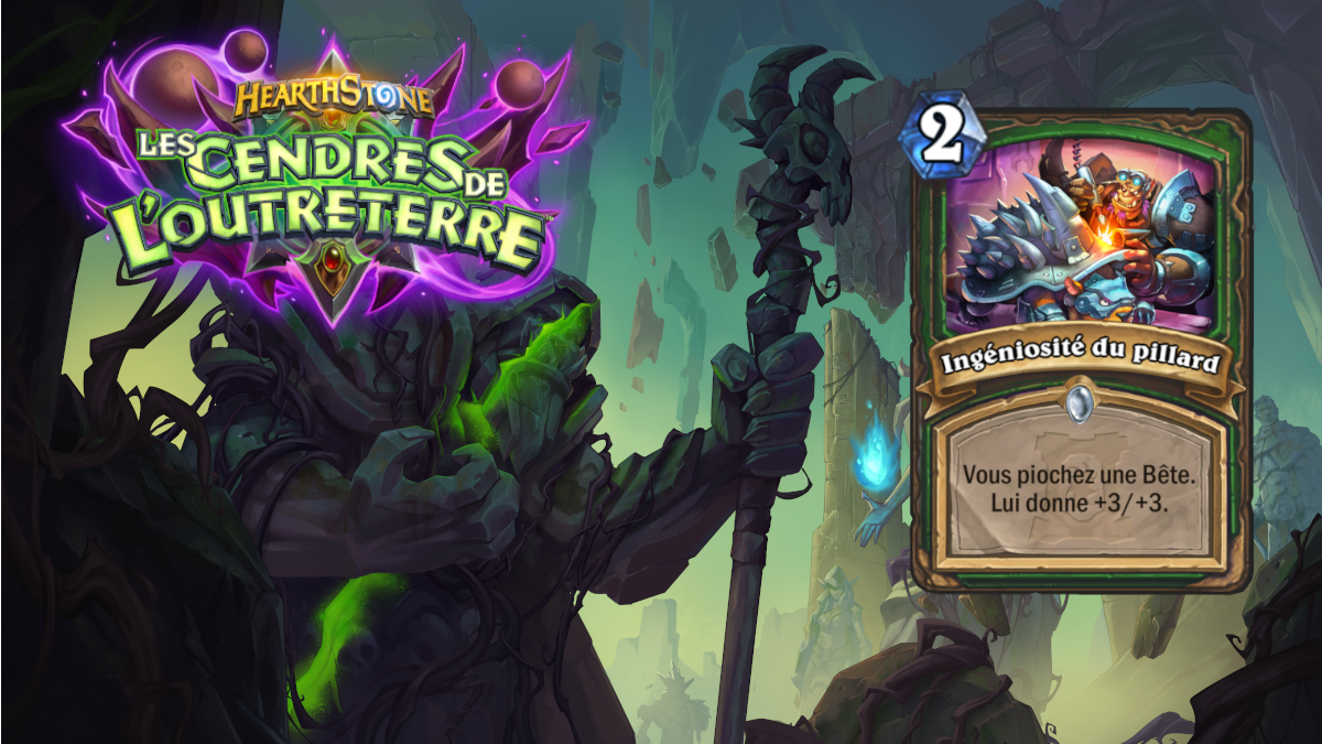 Hearthstone Ashes of Outland: 新しい共通カード Hunter Raider's Ingenuity