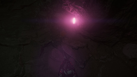 Bâtons lumineux marquant le chemin en profondeur - Star Citizen