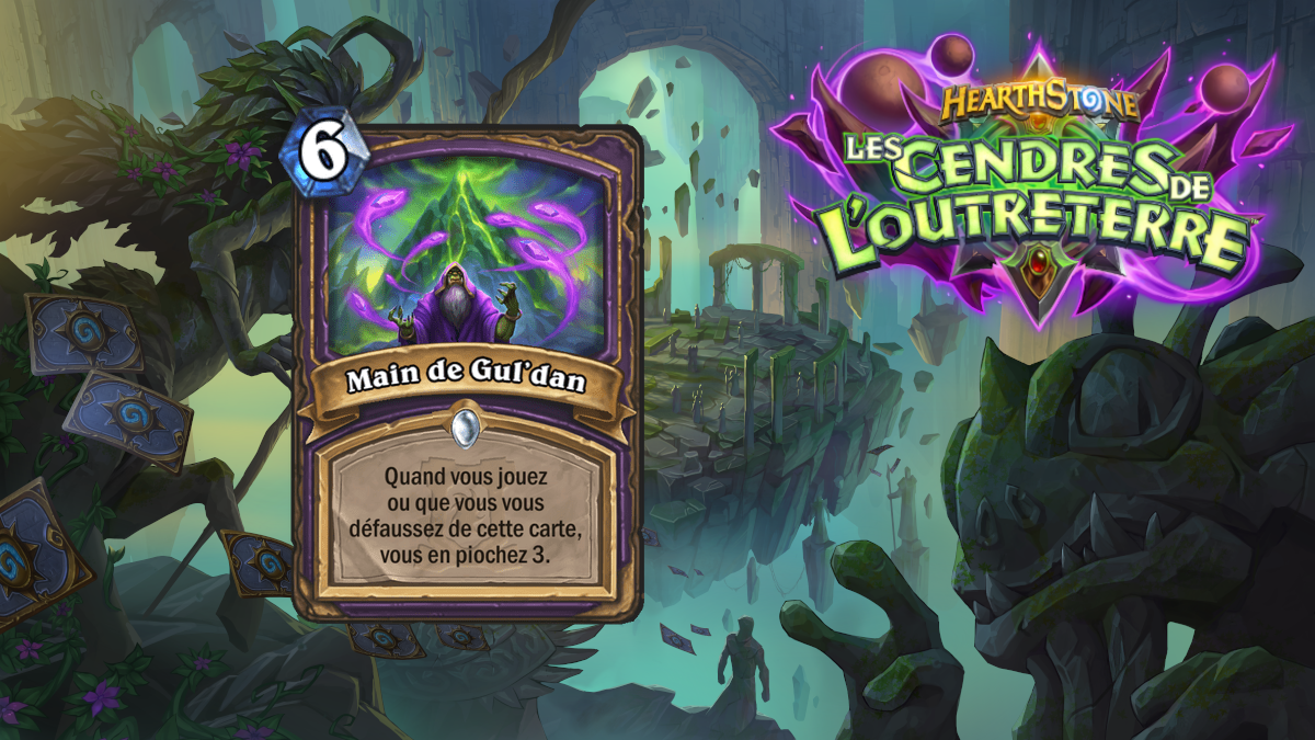 Hearthstone Ashes of Outland: 新しい共通カード ウォーロック ハンド オブ グルダン