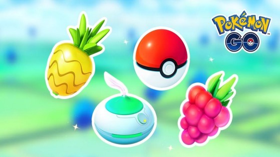 Pokemon GO : Boîte cadeau à 1 poképièce avec des encens et autres objets
