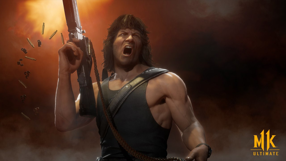 Mortal Kombat 11 のランボーのゲームプレイ トレーラー