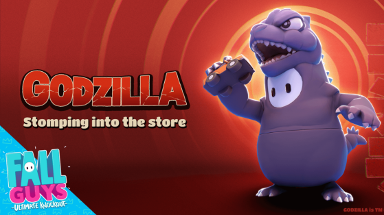 Un skin Godzilla bientôt disponible sur Fall Guys !