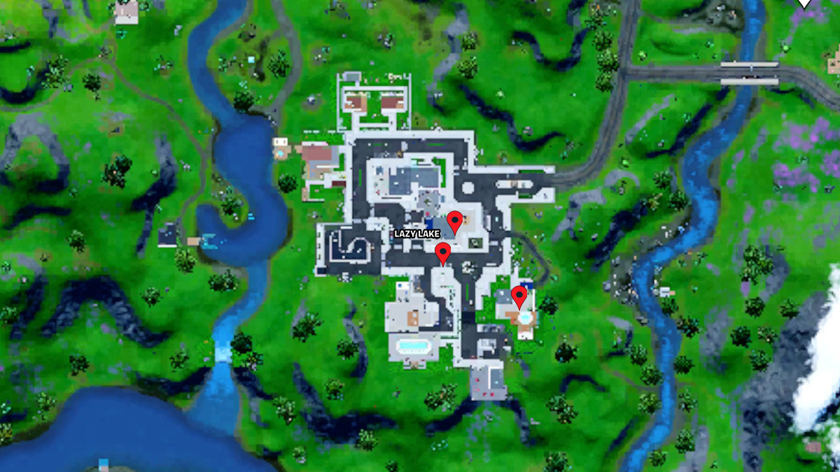 Fortnite ramasser un vase de fleurs à Lazy Lake, défi saison 7