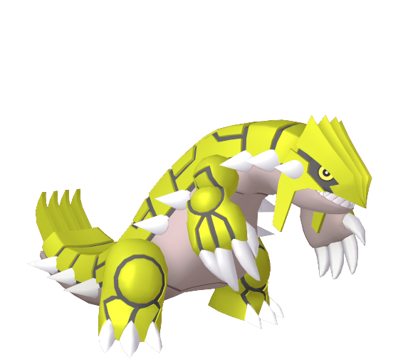 Groudon en forme chromatique - Pokémon Diamant Étincelant et Perle Scintillante