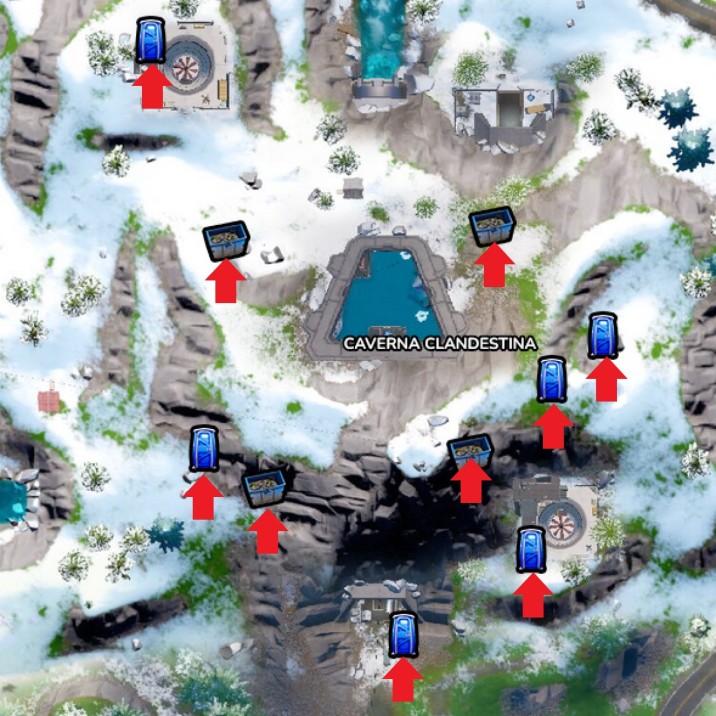 Fortnite détruire des cachettes où les trouver et comment les détruire dans le chapitre 3