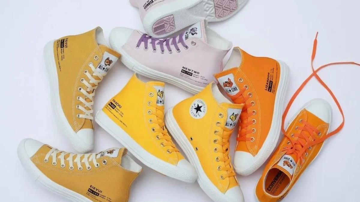 Pokémon x Converse：終於有名符其實的鞋子了？