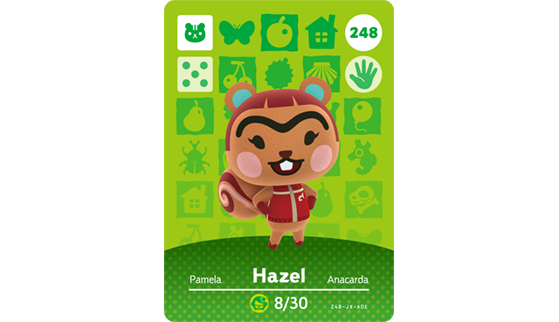 Carte Amiibo de Pamela - Animal Crossing New Horizons