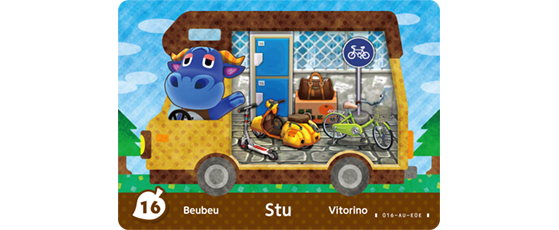 Carte Amiibo de Beubeu - Animal Crossing New Horizons