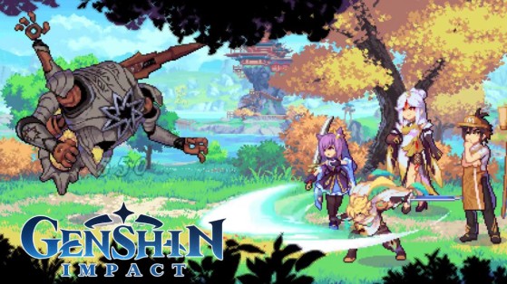Genshin Impact : Voilà ce que ça donnerait s'il s'agissait d'un RPG en Pixel Art
