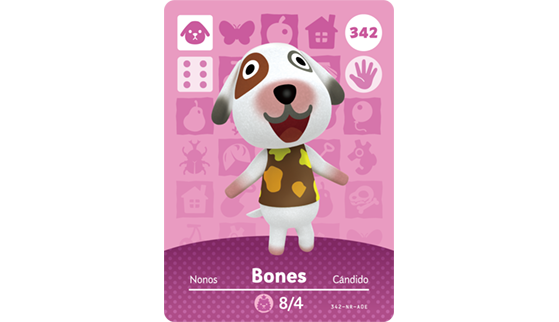 Carte Amiibo de Nonos - Animal Crossing New Horizons