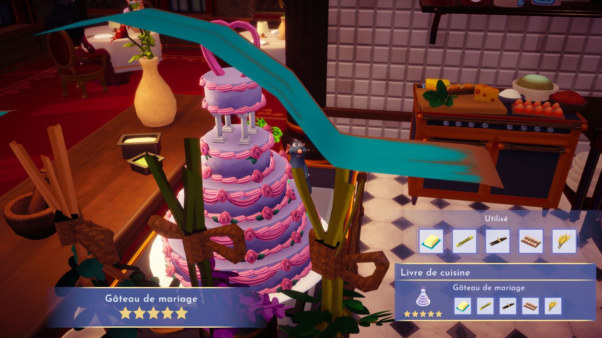 Gâteau de mariage Disney Dreamlight Valley Comment réaliser cette recette 5 étoiles ? Millenium